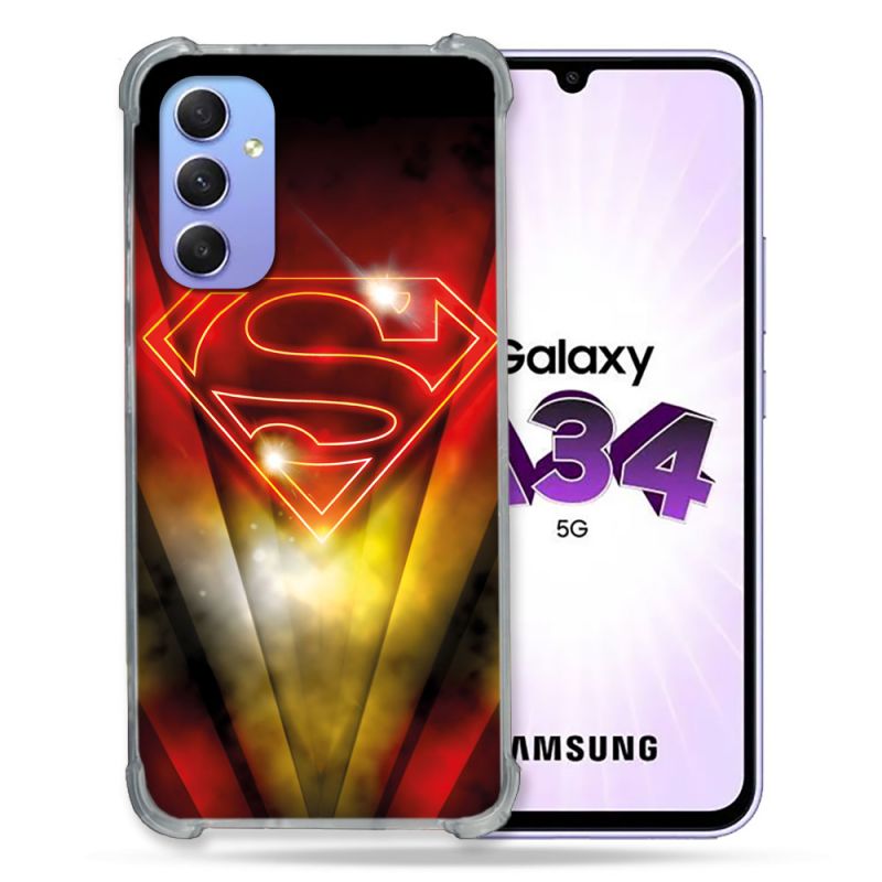 Coque Pour Samsung Galaxy A34 5G Superman Logo
