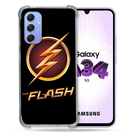 Coque Pour Samsung Galaxy A34 5G The Flash Logo