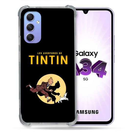 Coque Pour Samsung Galaxy A34 5G Tintin Classique
