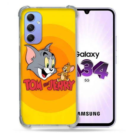 Coque Pour Samsung Galaxy A34 5G Tom Jerry