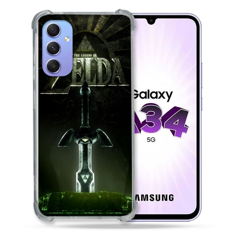 Coque Pour Samsung Galaxy A34 5G Zelda