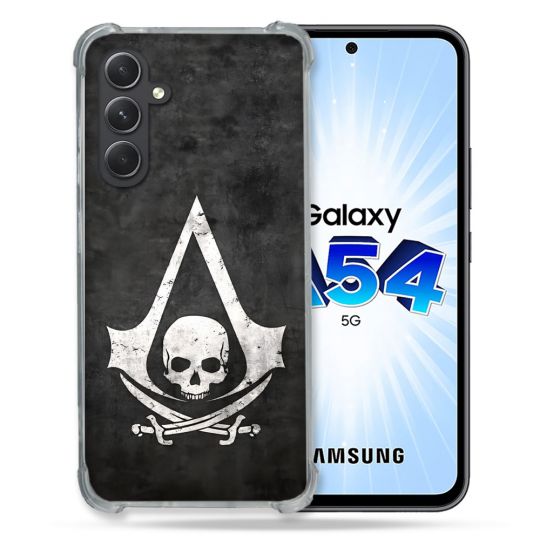 Coque Pour Samsung Galaxy A54 5G Assassin Creed Tete Mort