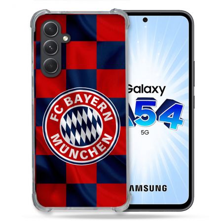 Coque Pour Samsung Galaxy A54 5G Foot Bayern Munich Carreaux