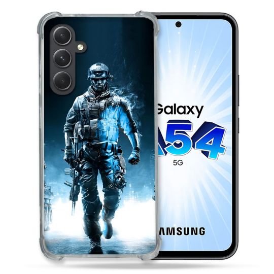 Coque Pour Samsung Galaxy A54 5G Call Of Duty Guerrier