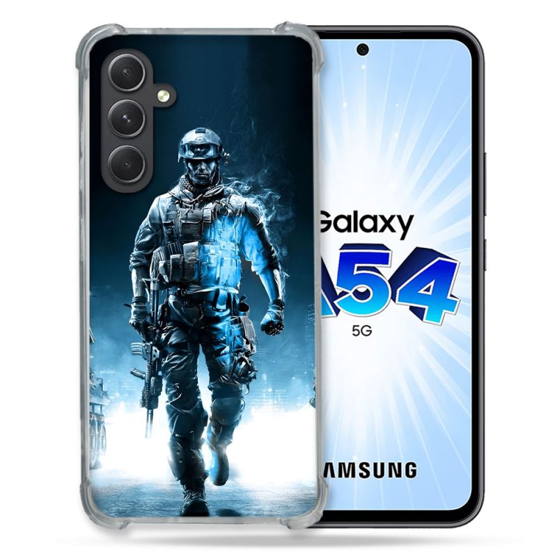 Coque Pour Samsung Galaxy A54 5G Call Of Duty Guerrier