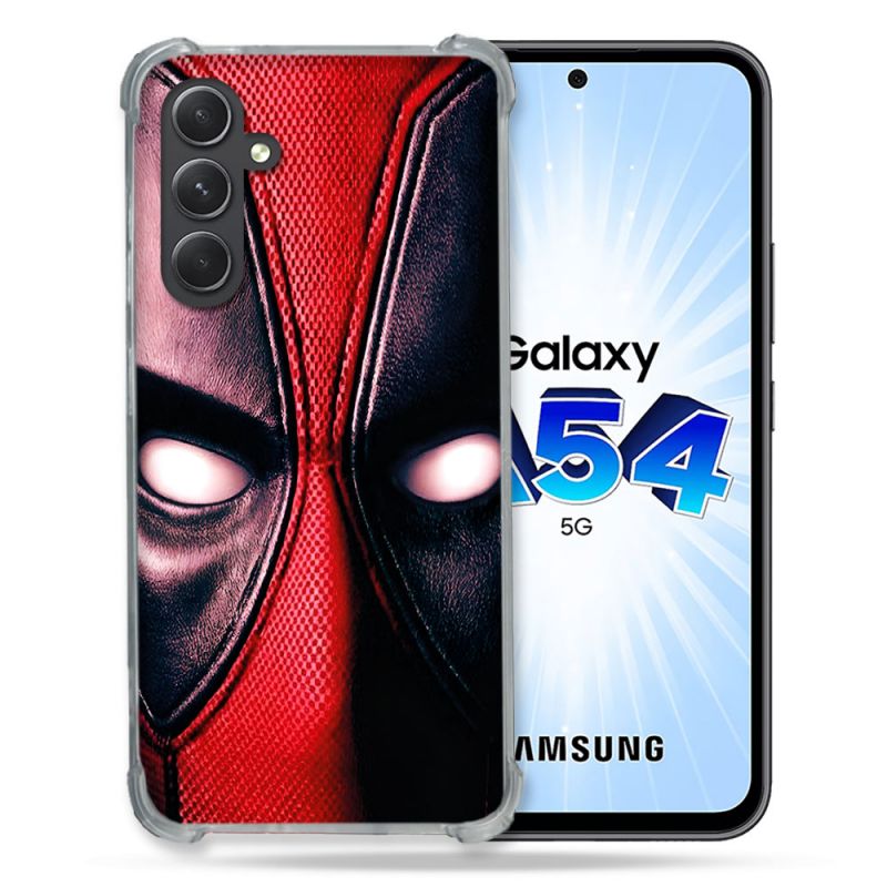 Coque Pour Samsung Galaxy A54 5G Deadpool Yeux