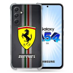 Coque Pour Samsung Galaxy A54 5G Ferrari Carbone
