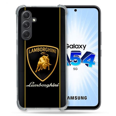 Coque Pour Samsung Galaxy A54 5G Lamborghini Carbone