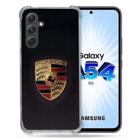 Coque Pour Samsung Galaxy A54 5G Porsche Carbone