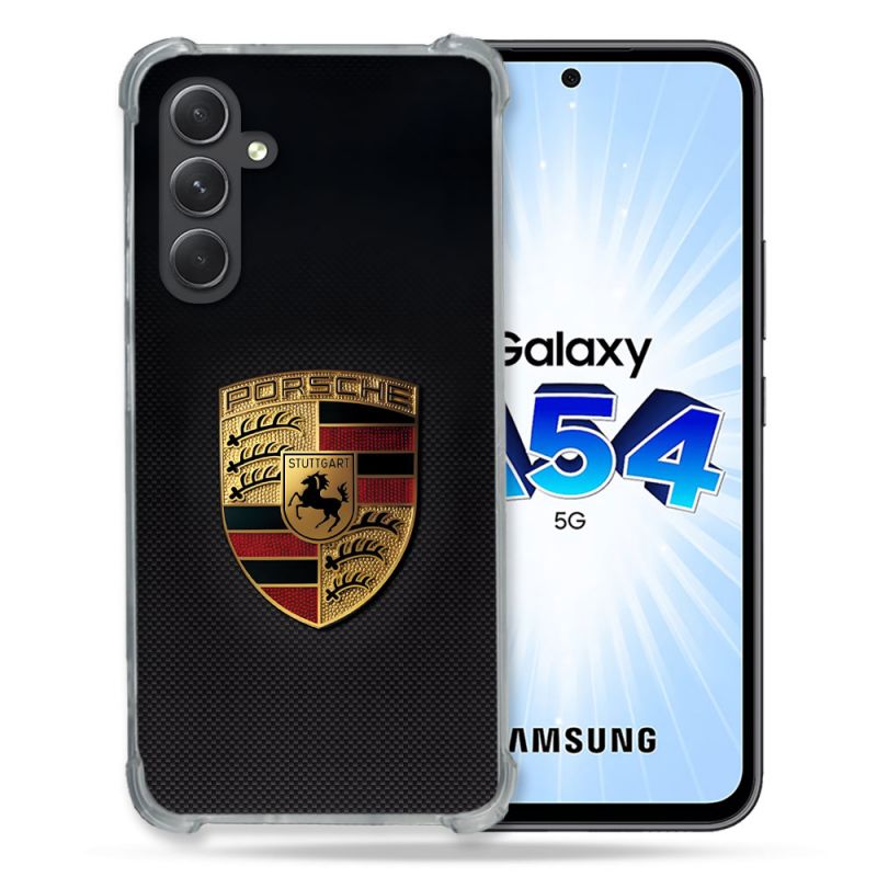 Coque Pour Samsung Galaxy A54 5G Porsche Carbone