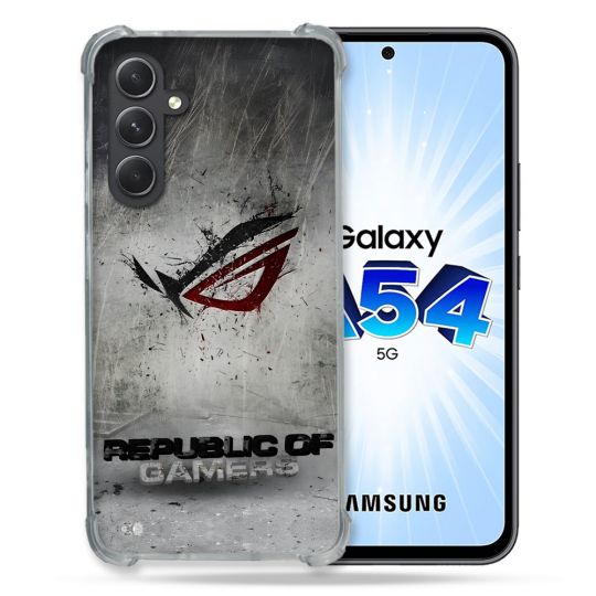 Coque Pour Samsung Galaxy A54 5G ROG Gris
