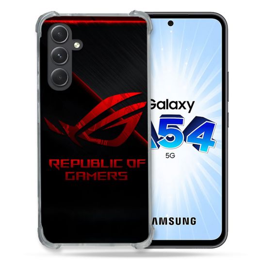 Coque Pour Samsung Galaxy A54 5G ROG Rouge