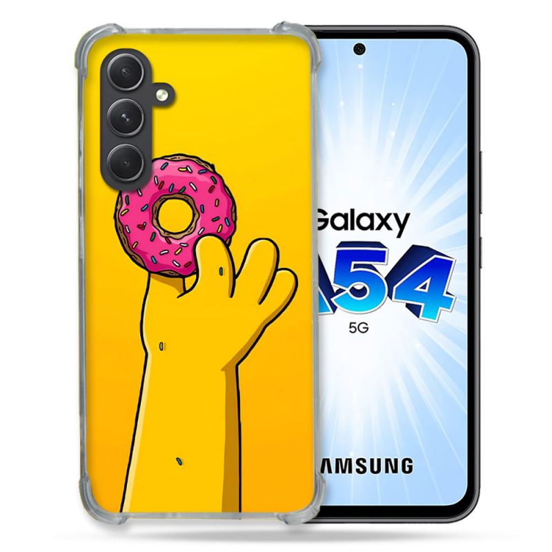 Coque Pour Samsung Galaxy A54 5G Simpson Donuts