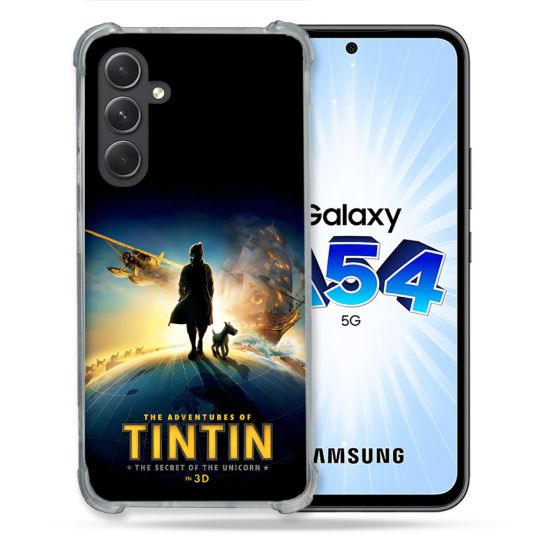 Coque Pour Samsung Galaxy A54 5G Tintin Affiche