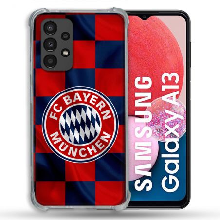 Coque Pour Samsung Galaxy A04S / A13 4G 5G Foot Bayern Munich Carreaux