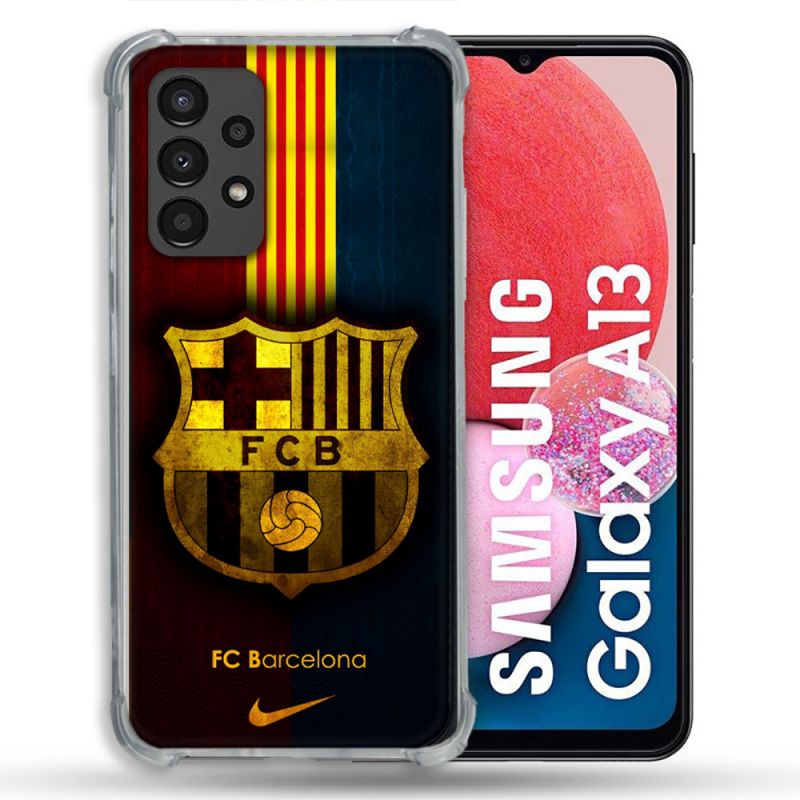 Coque Pour Samsung Galaxy A04S / A13 4G 5G Foot FC Barcelone Vintage