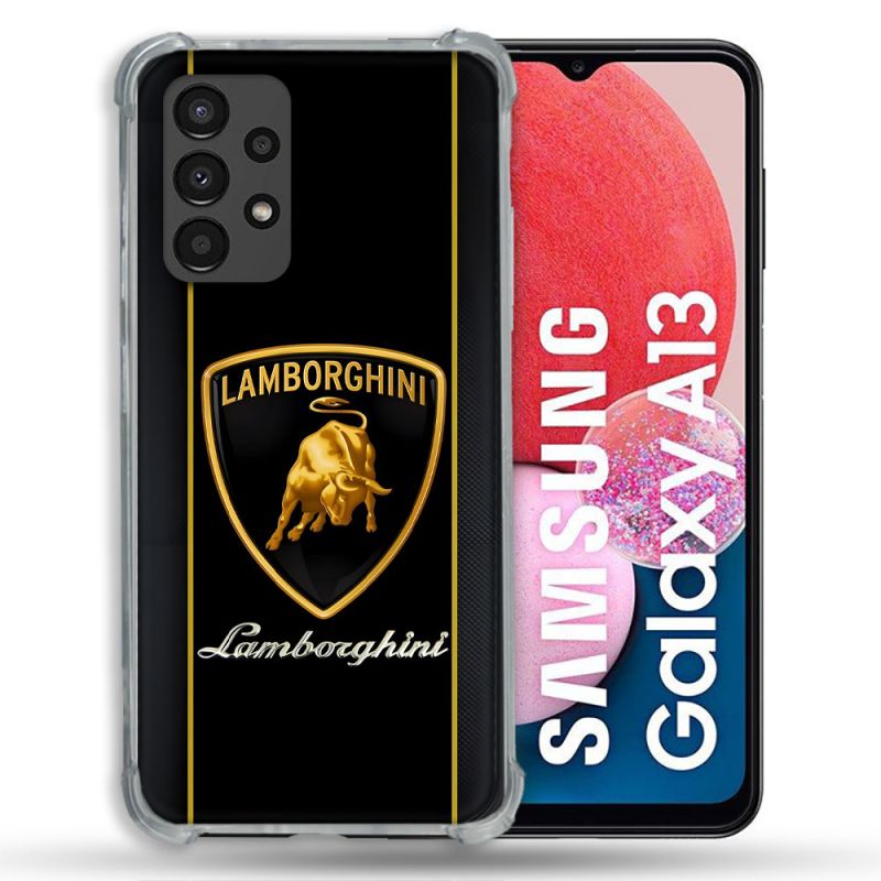 Coque Pour Samsung Galaxy A04S / A13 4G 5G Lamborghini Carbone