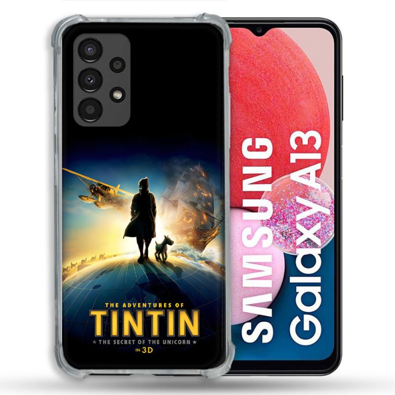 Coque Pour Samsung Galaxy A04S / A13 4G 5G Tintin Affiche