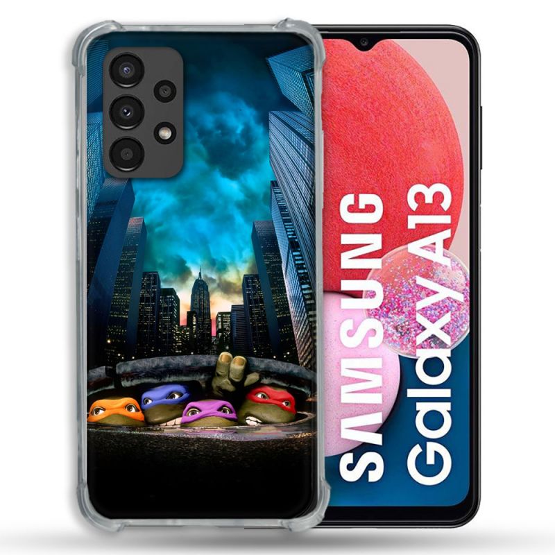 Coque Pour Samsung Galaxy A04S / A13 4G 5G Tortue Ninja Ville