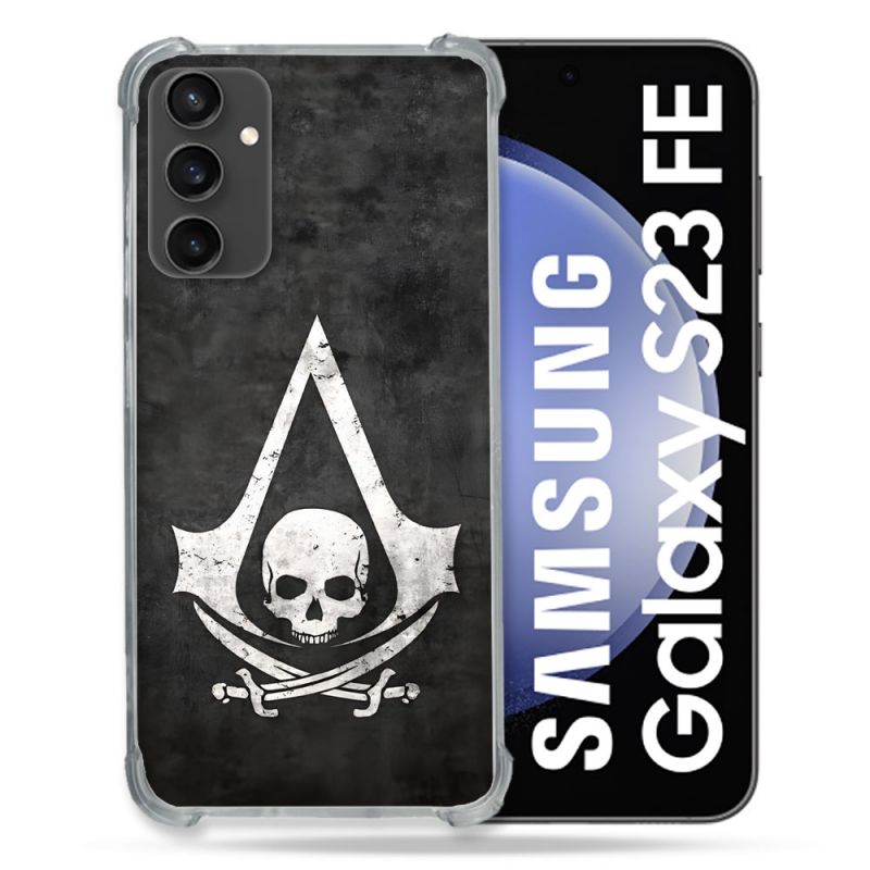 Coque Pour Samsung Galaxy S23 FE Assassin Creed Tete Mort