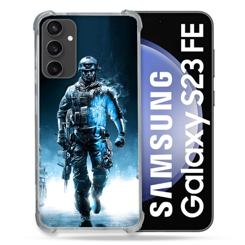 Coque Pour Samsung Galaxy S23 FE Call Of Duty Guerrier