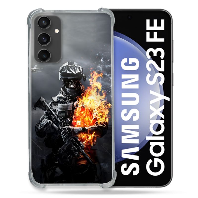 Coque Pour Samsung Galaxy S23 FE Call Of Duty Squelette