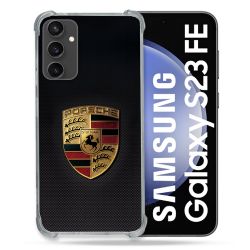 Coque Pour Samsung Galaxy S23 FE Porsche Carbone
