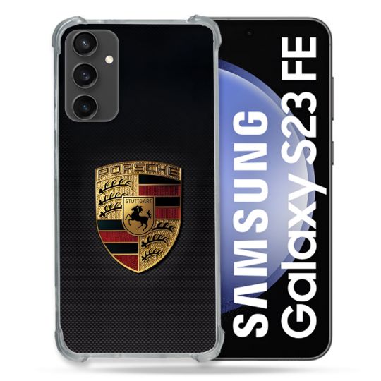 Coque Pour Samsung Galaxy S23 FE Porsche Carbone