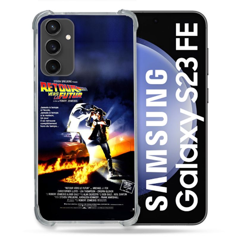 Coque Pour Samsung Galaxy S23 FE Retour Vers Le Futur Affiche