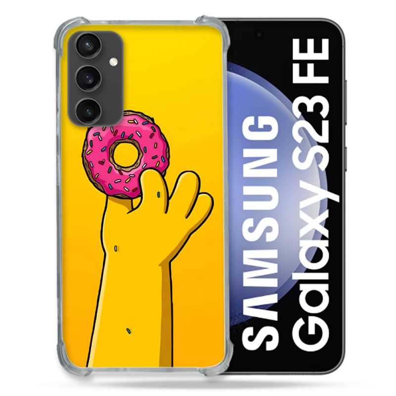 Coque Pour Samsung Galaxy S23 FE Simpson Donuts