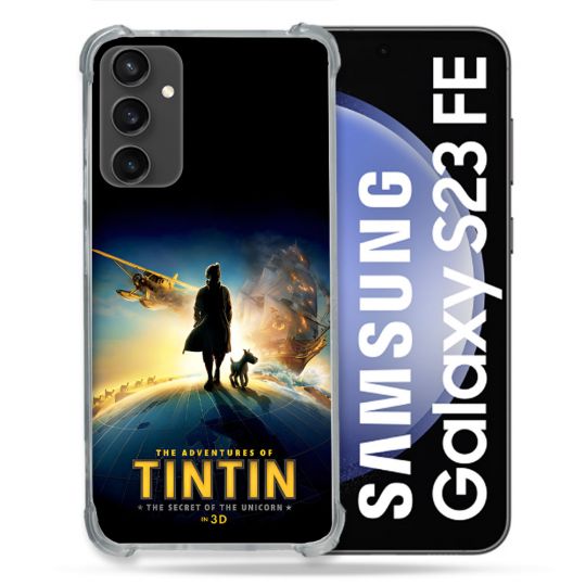 Coque Pour Samsung Galaxy S23 FE Tintin Affiche