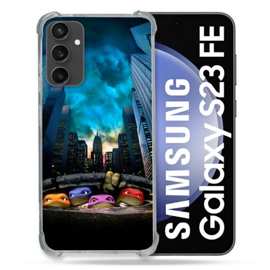 Coque Pour Samsung Galaxy S23 FE Tortue Ninja Ville