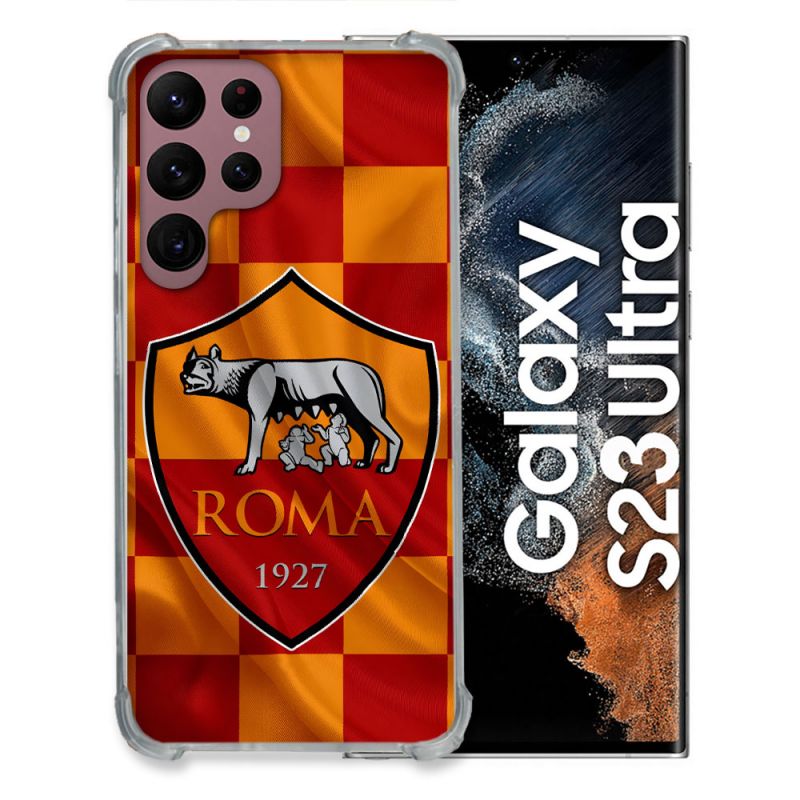 Coque Pour Samsung Galaxy S23 Ultra Foot As Roma