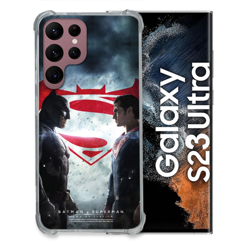 Coque Pour Samsung Galaxy S23 Ultra Batman VS Superman
