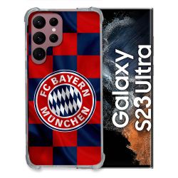 Coque Pour Samsung Galaxy S23 Ultra Foot Bayern Munich Carreaux