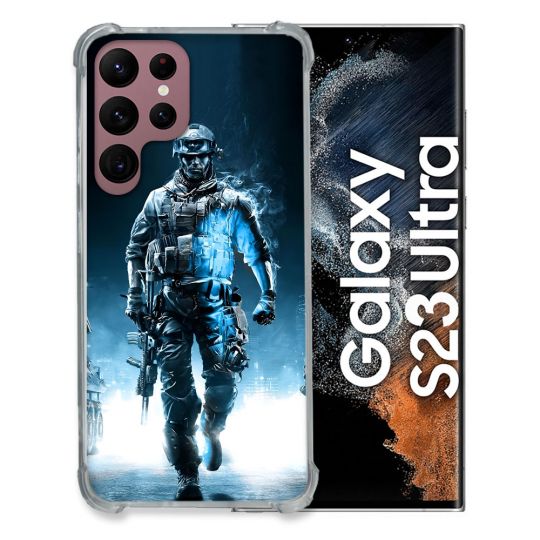 Coque Pour Samsung Galaxy S23 Ultra Call Of Duty Guerrier