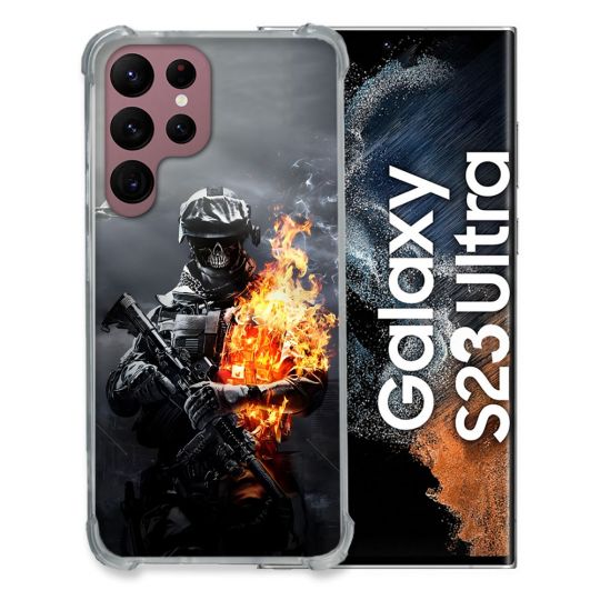 Coque Pour Samsung Galaxy S23 Ultra Call Of Duty Squelette