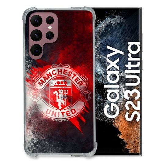 Coque Pour Samsung Galaxy S23 Ultra Foot Manchetser United