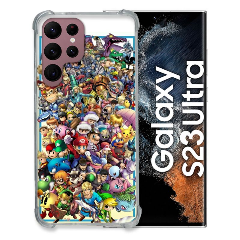 Coque Pour Samsung Galaxy S23 Ultra Nintendo