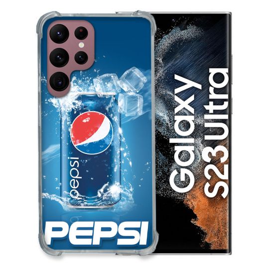 Coque Pour Samsung Galaxy S23 Ultra Pepsi