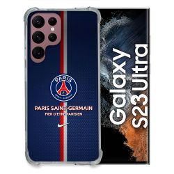 Coque Pour Samsung Galaxy S23 Ultra Foot PSG Fier
