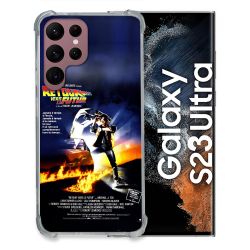 Coque Pour Samsung Galaxy S23 Ultra Retour Vers Le Futur Affiche
