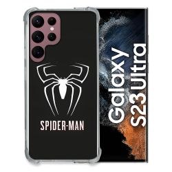 Coque Pour Samsung Galaxy S23 Ultra Spiderman Logo
