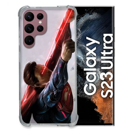 Coque Pour Samsung Galaxy S23 Ultra Superman Laser