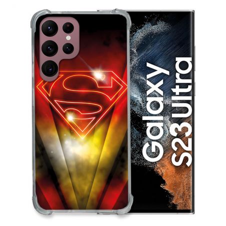 Coque Pour Samsung Galaxy S23 Ultra Superman Logo