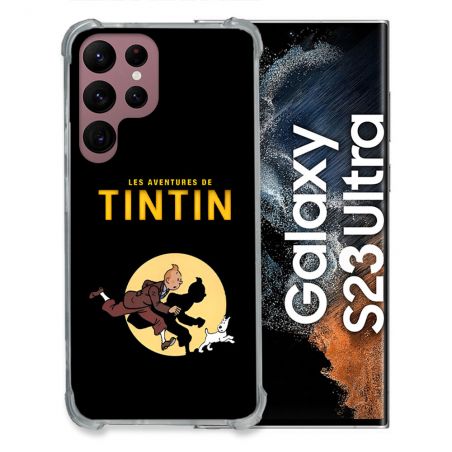 Coque Pour Samsung Galaxy S23 Ultra Tintin Classique