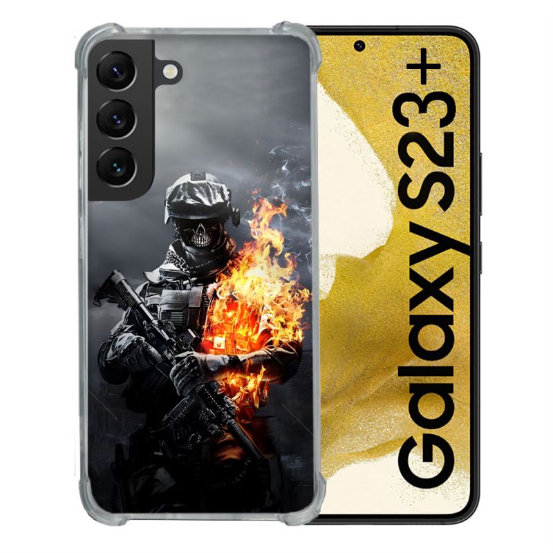 Coque Pour Samsung Galaxy S23 Plus Call Of Duty Squelette