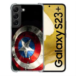 Coque Pour Samsung Galaxy S23 Plus Captain America Bouclier