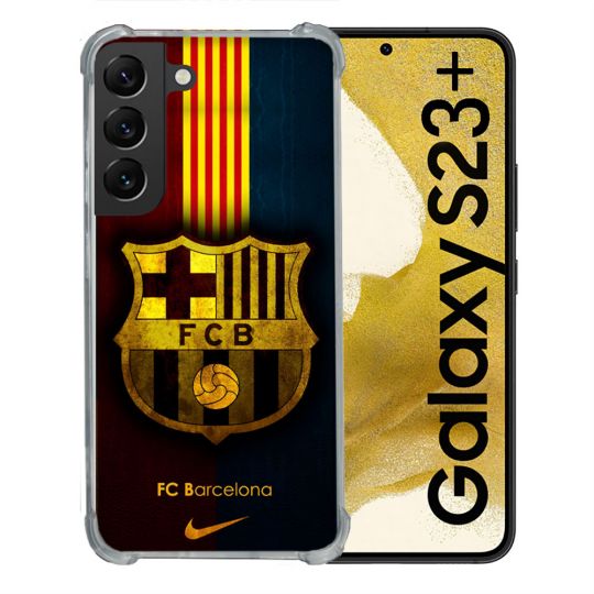 Coque Pour Samsung Galaxy S23 Plus Foot FC Barcelone Vintage