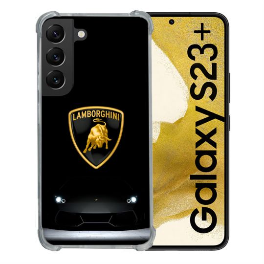 Coque Pour Samsung Galaxy S23 Plus Lamborghini Noir